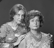 Marta Abba e la sorella Cele 1969