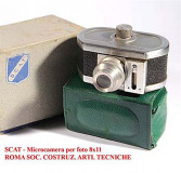 SCAT - Microcamera per foto 8x11