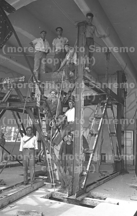 Funivia-Montaggio-delle-strutture-nella-stazione-di-San-Romolo-1935-4